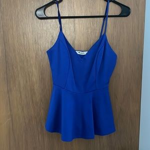 Royal blue tank top. Size medium